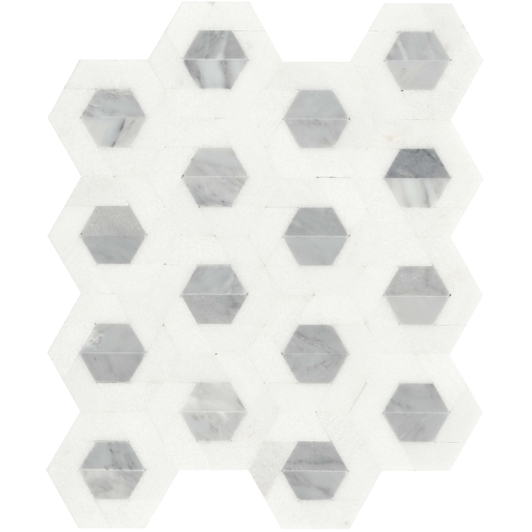 BIZOU - DMSK/11X13, WHITE/GRAY, POLISHED